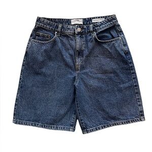 Cotton On Baggy Denim Short in Blue, Size 6